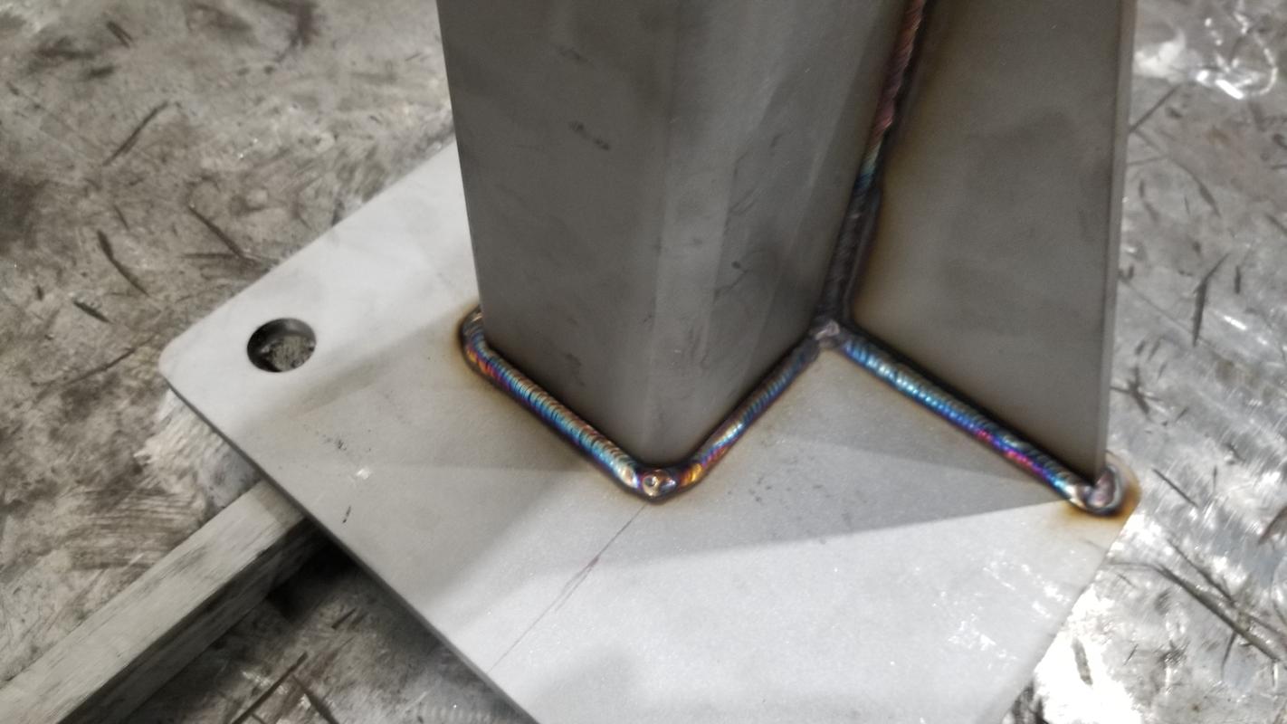 Stainless steel TIG welding (GTAW)