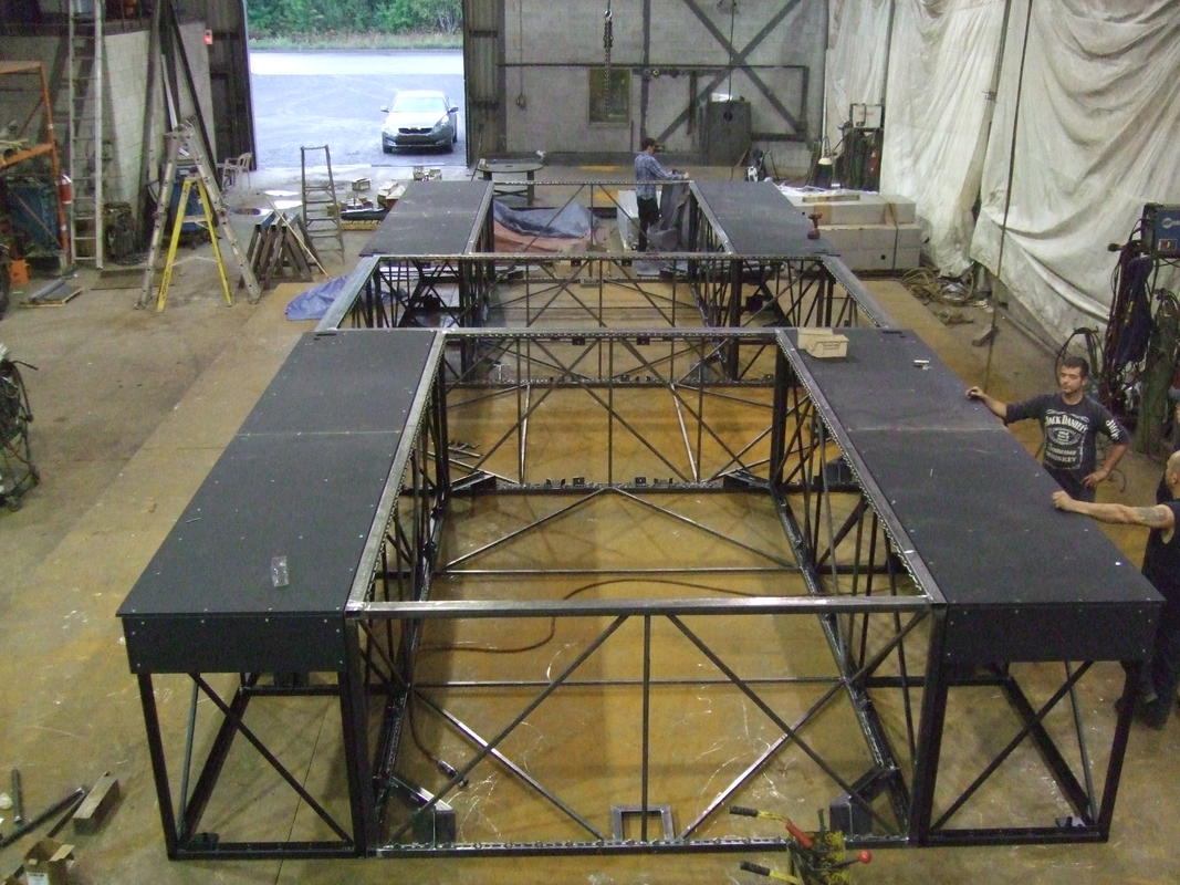 Stage show trampoline